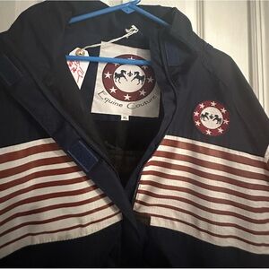 Equine Couture rain shell with hood xl